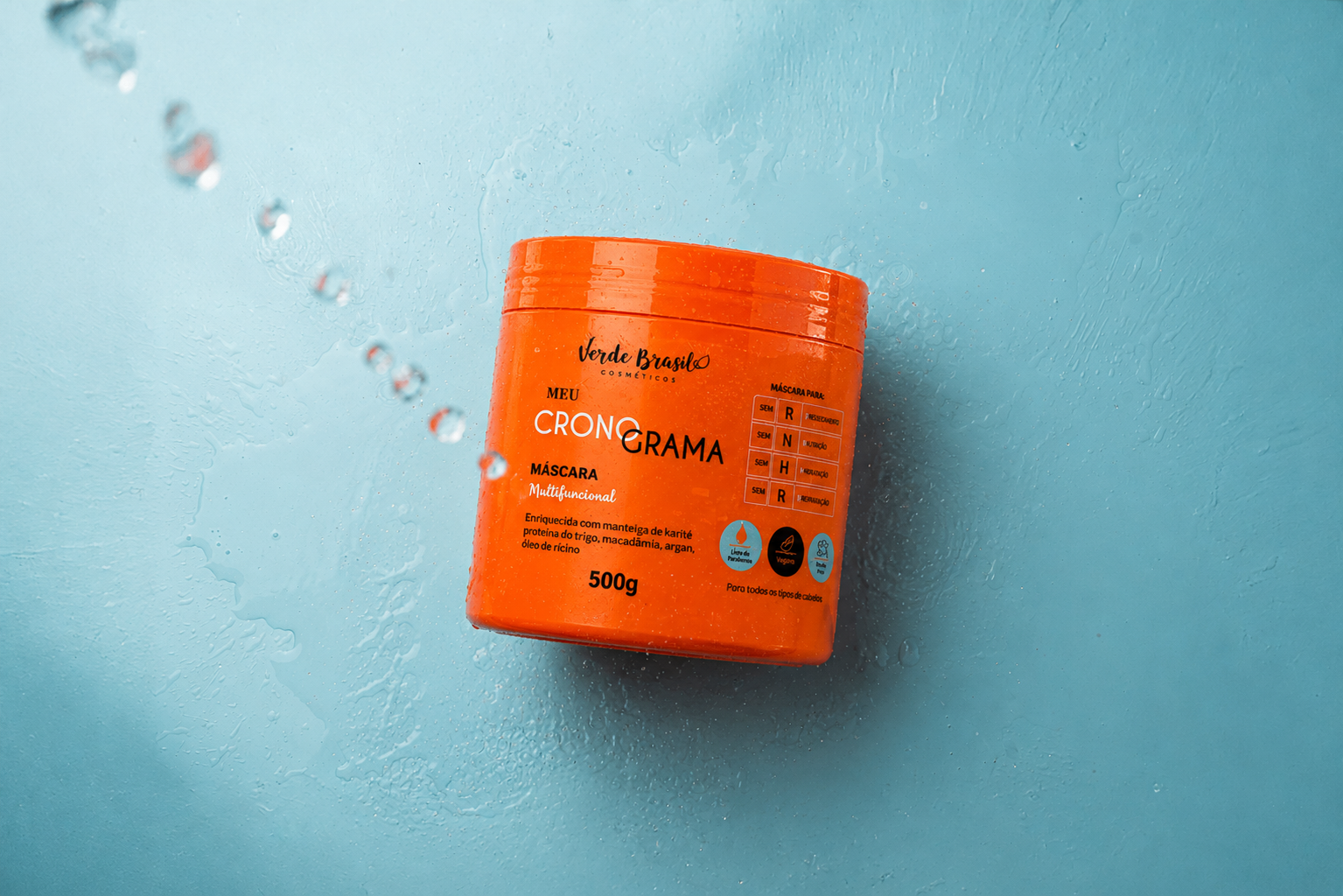 Máscara cronograma Massagenol - 500g