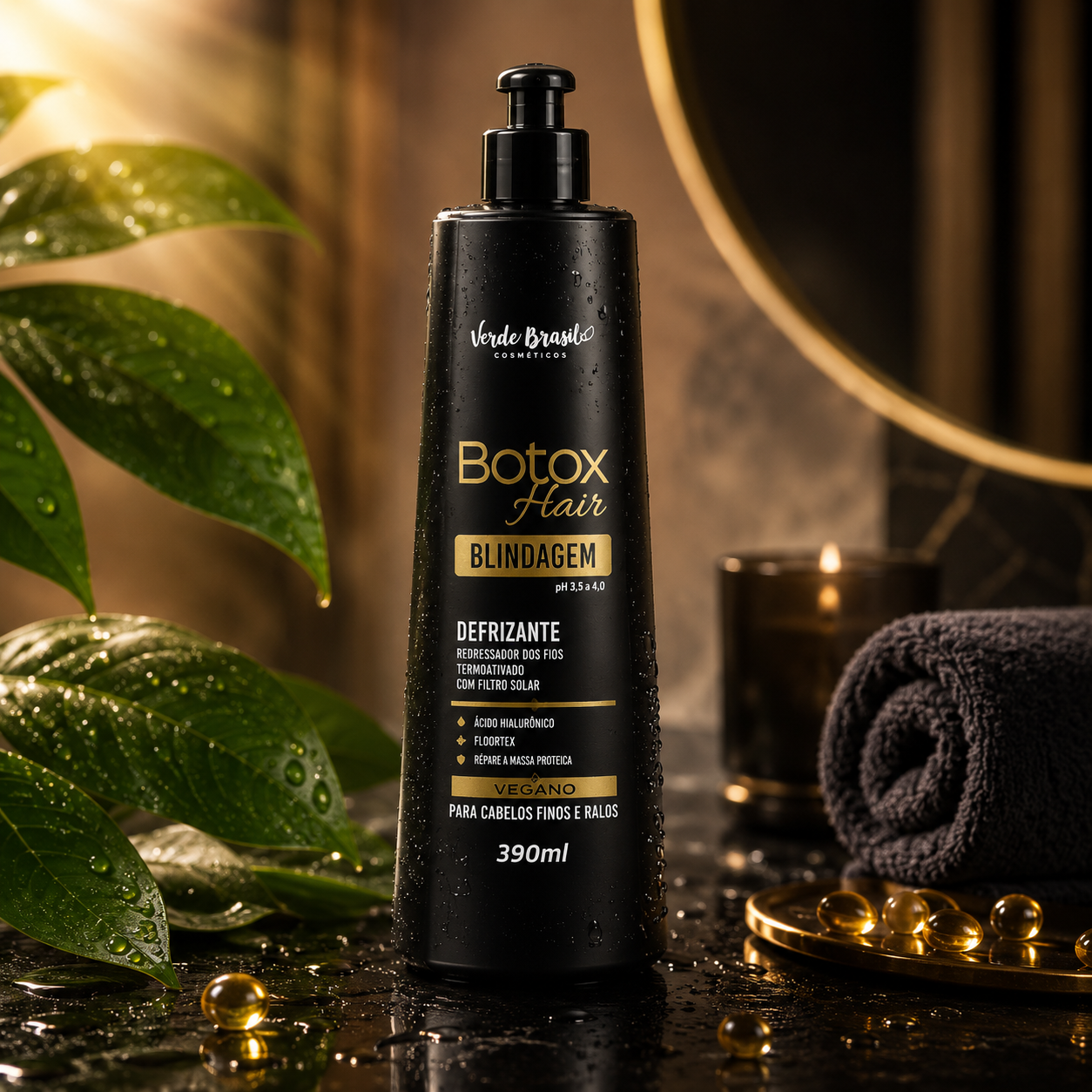 Defrizante termoativado Botox Hair - 390ml