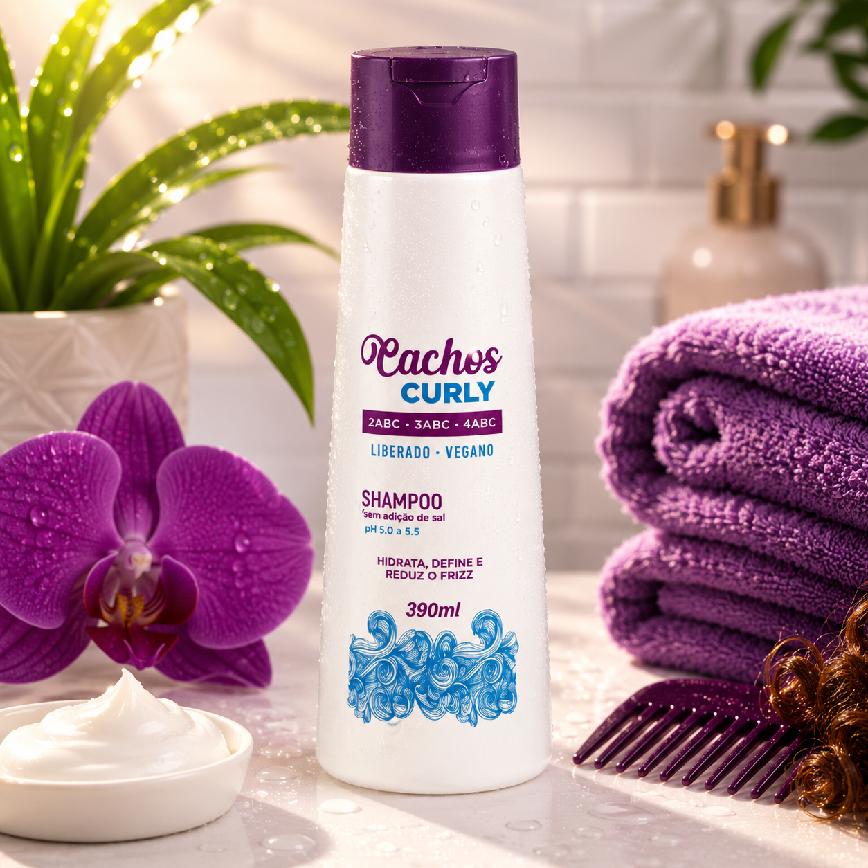 Shampoo Cachos Curly - 390ml