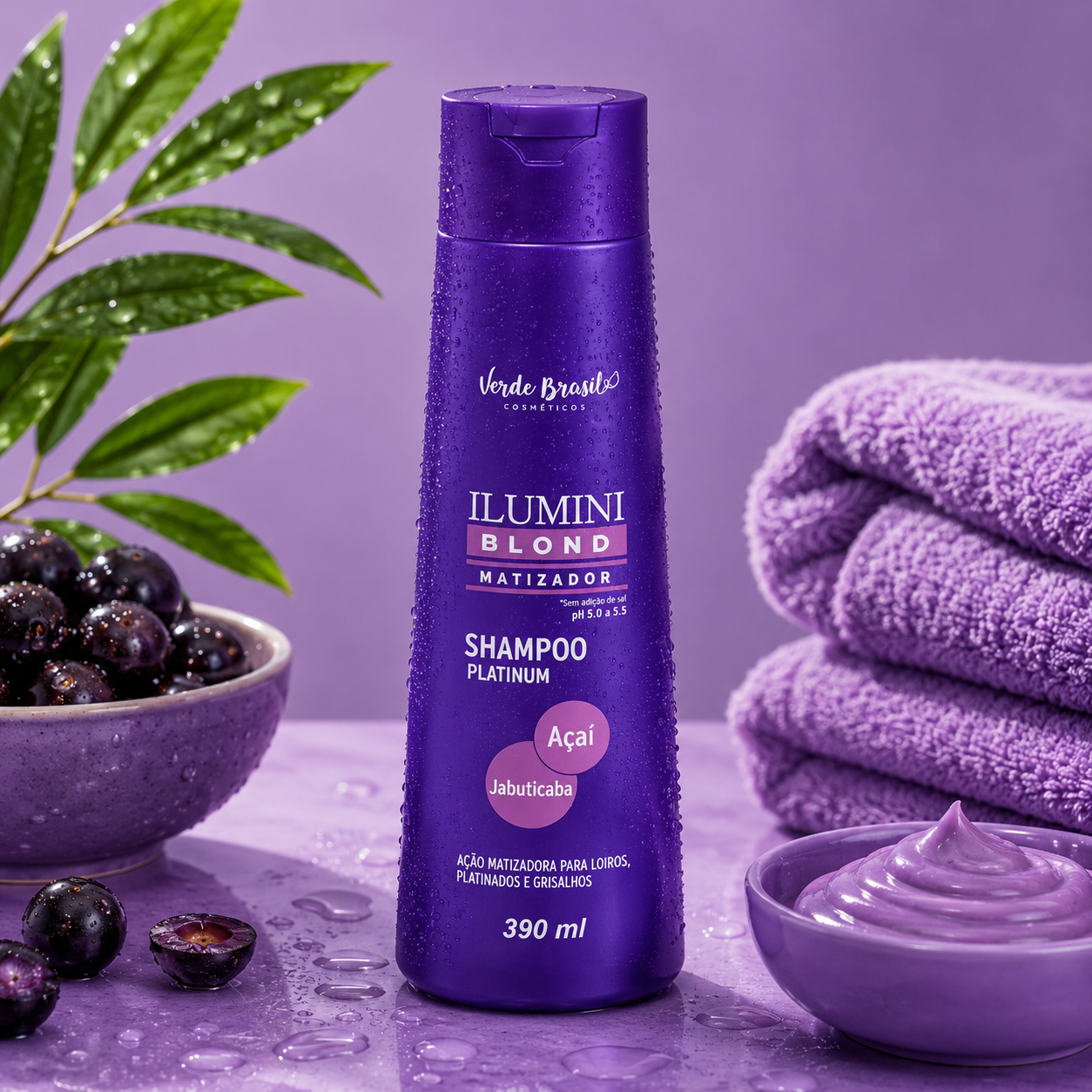 Shampoo Ilumini Blond Açaí - 390ml