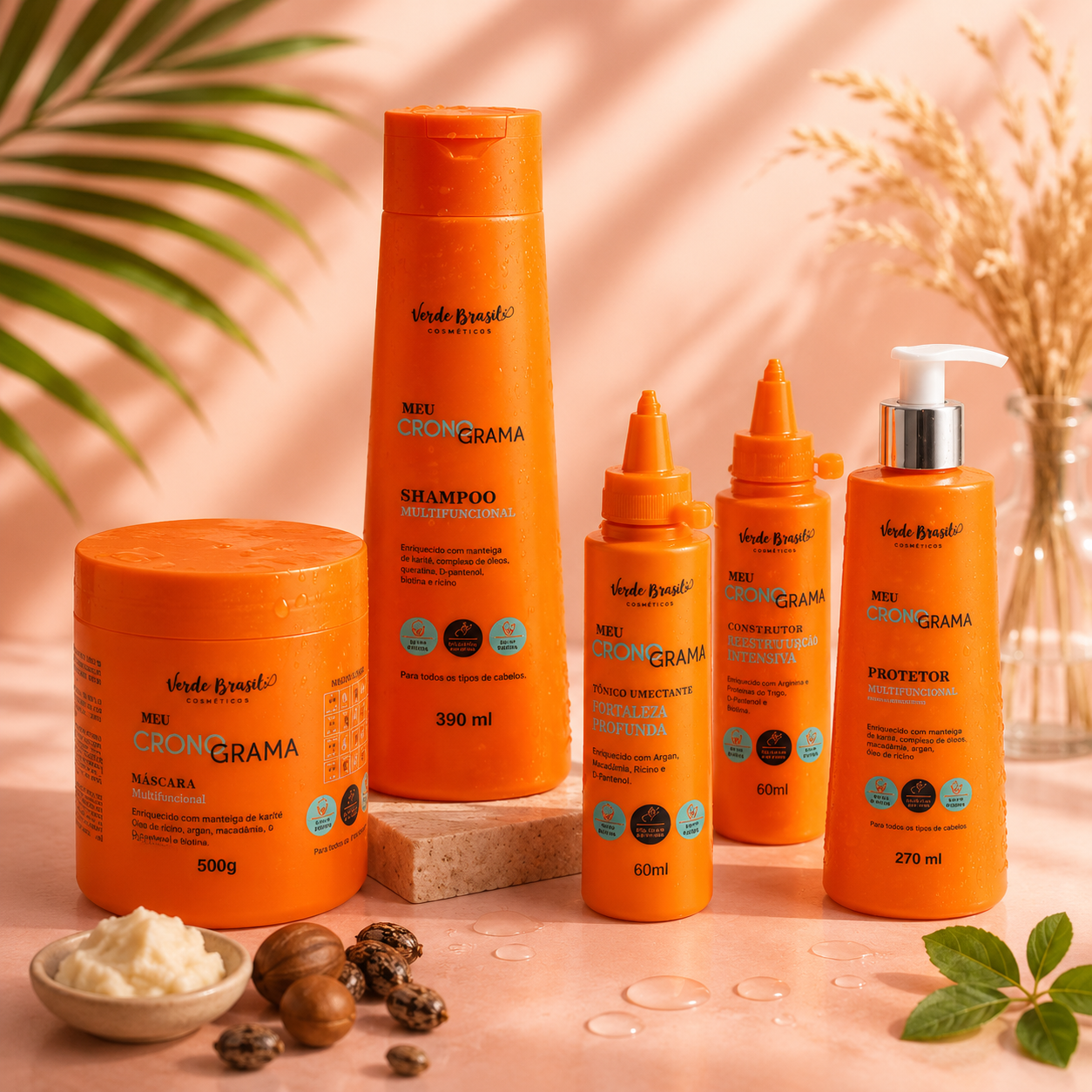 Kit Cronograma Massagenol – Verde Brasil Cosméticos